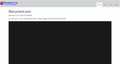 Desktop Screenshot of monument.com