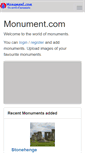 Mobile Screenshot of monument.com