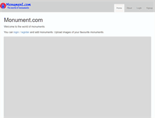 Tablet Screenshot of monument.com